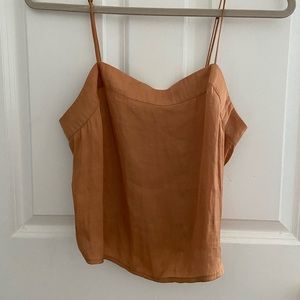 UO satin crop top